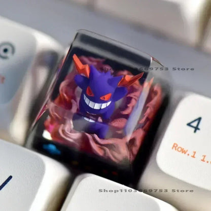 Pokemon Gengar Resin Keycaps