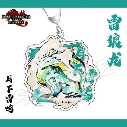 Monster Hunter Rise Sunbreak Acrylic Keychain