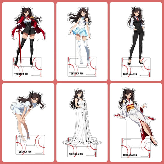 TOHSAKA RIN 10 Kinds Acrylic Figure Stand Plate Cosplay Prop Decor