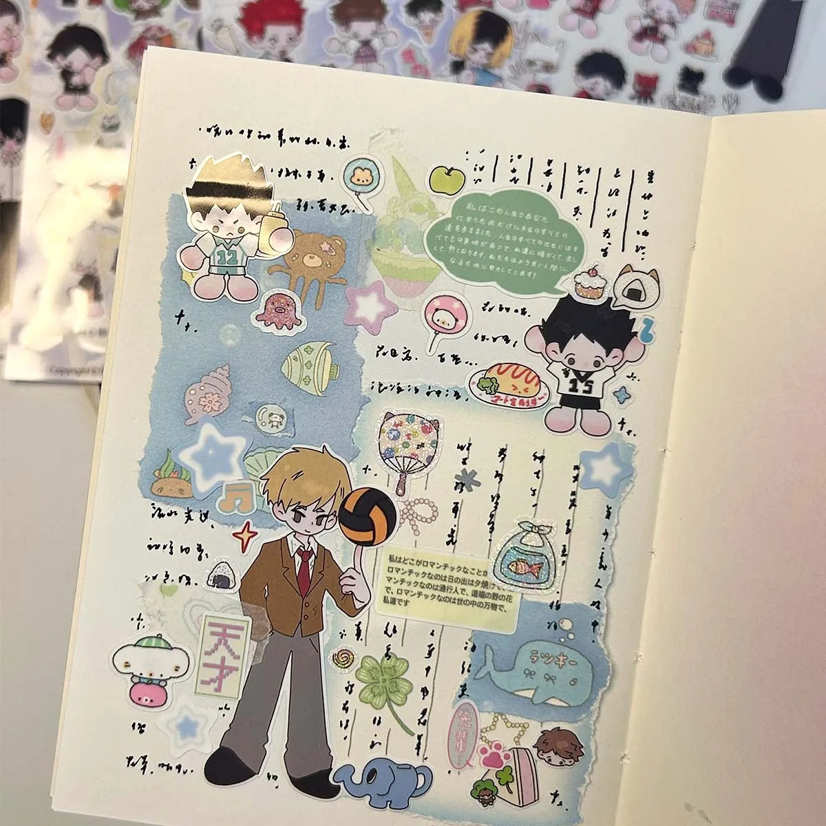 Wakawaka Cute Character Stickers