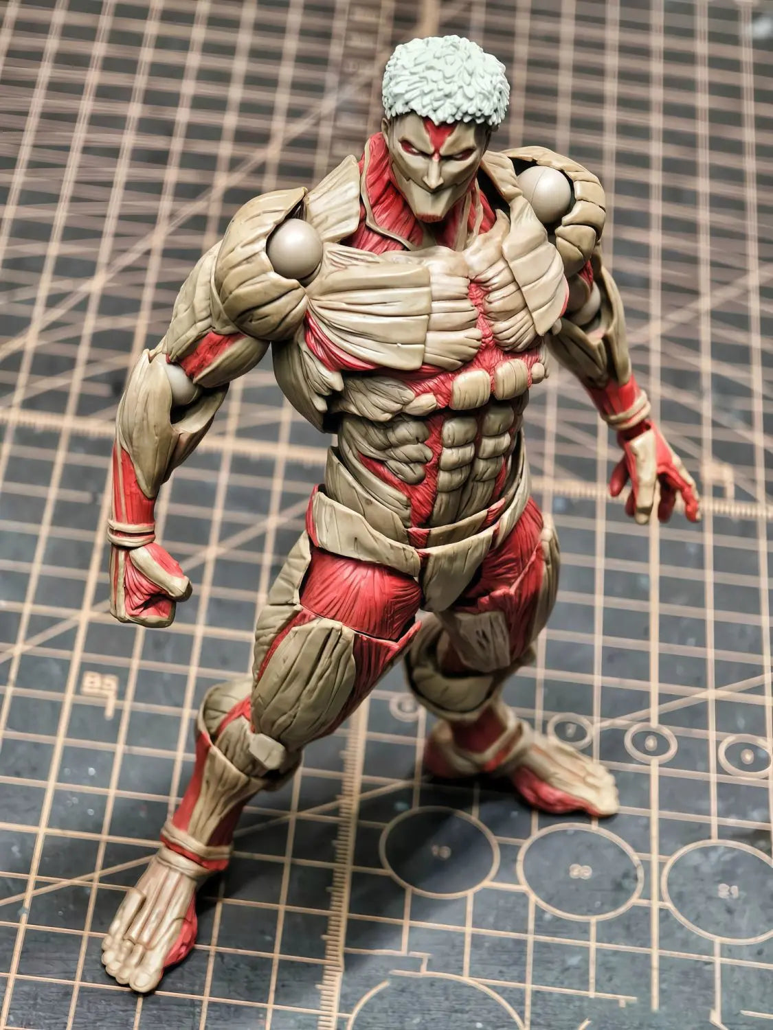 In Stock Attack On Titan Figure The Armored Titan Action Figures Pvc Collection Model Desk Decoration Statue Kids Toys Christmas