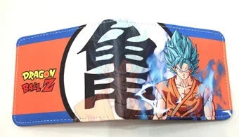 Dragon Ball Son Goku Multifunctional Card Purse Cartoon PU Wallet Personality Creativity Simple Foldable Coin Boy Birthday Gift