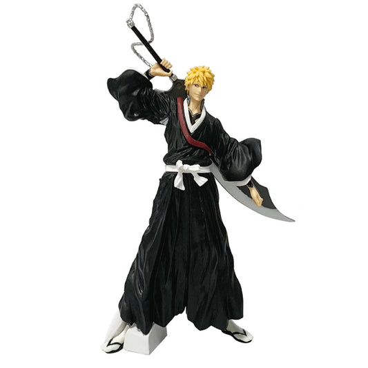 21cm Bleach Anime Figure Kurosaki Ichigo Action Figures Model Figurine PVC Collection Ornament Doll Fans Birthday Gifts Toys