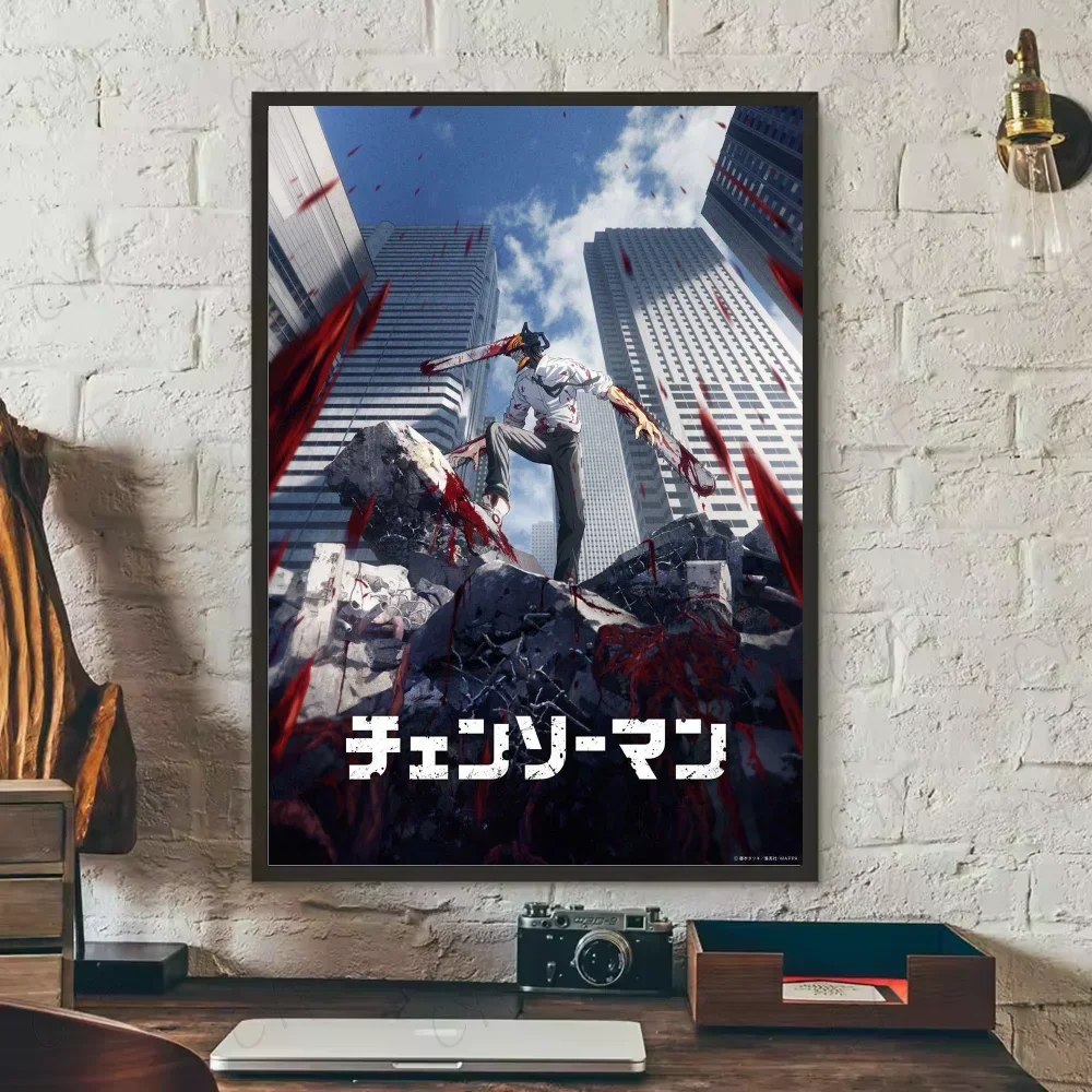 Chainsaw Man Poster Canvas Art