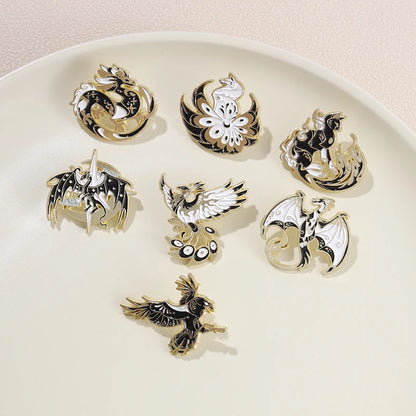 Animals Enamel Pin Eagle Dragon Birds Brooch Badge Jewelry Accessories WholesaleLapel Metal Gifts Backpack Hat Friends