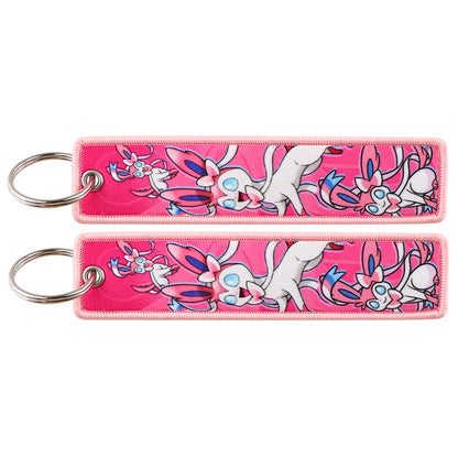 Anime Game Embroidery Keychain
