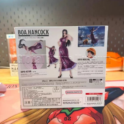 In Stock Bandai Original Set S.H.Figuarts One Piece BOA.HANCOCK MARINEFORD Action Figure Model Collection Gift