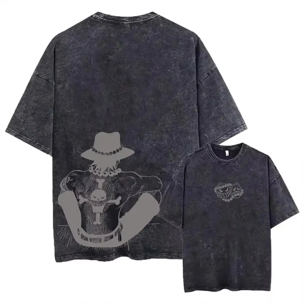 One Piece Luffy Washed T-Shirt