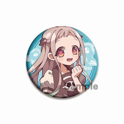44/58mm Minamoto Kou Yashiro Nene Hanako-kun Anime Character Badge