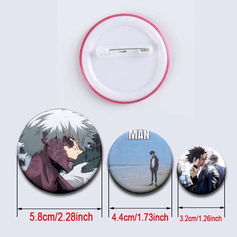 My Hero Academia Dabi Button Pin