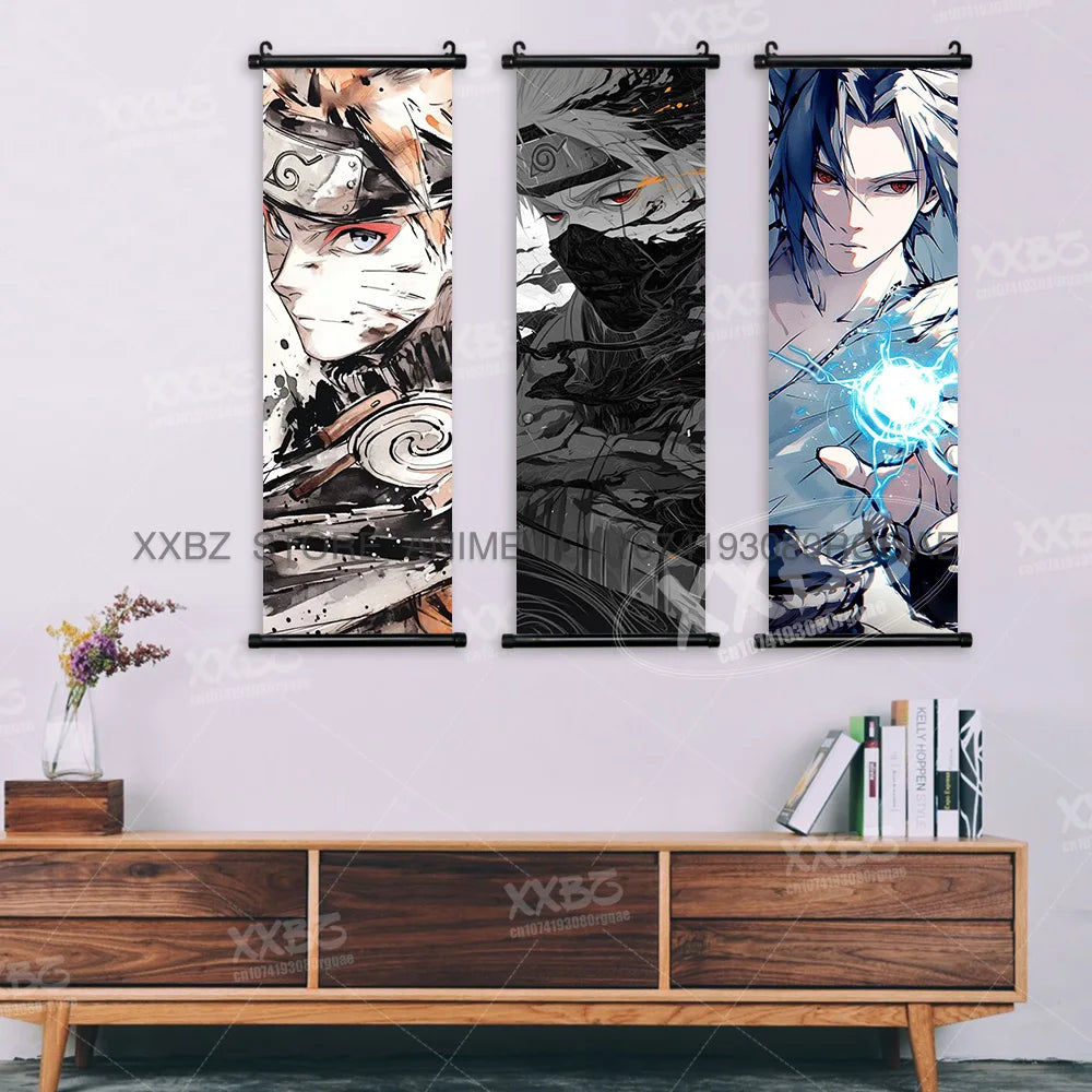 Naruto Hyuga Hinata Canvas Scroll