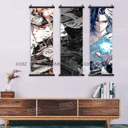 Naruto Hyuga Hinata Canvas Scroll