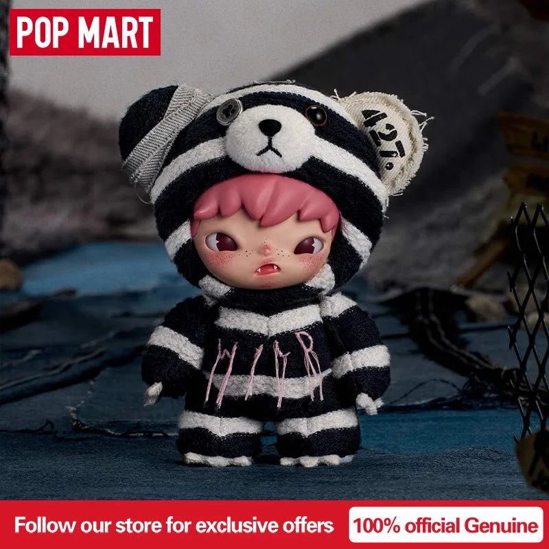 POP MART Genuine Hirono Road Journal Series Vinyl Face Blind Box Plush Doll Pendant Decoration Collection Christmas Gift Toys