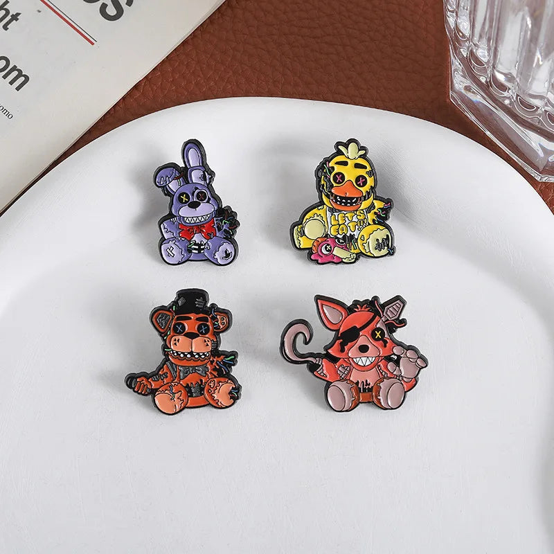 Anime Characters Enamel Pin