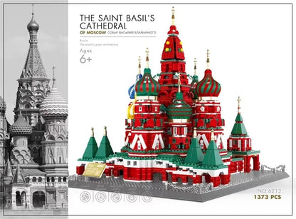 MOC World Famous Architecture Edifice Opera House Building Blocks Villa Savoye Bridge Tower Toy Children Birthday Christmas Gift