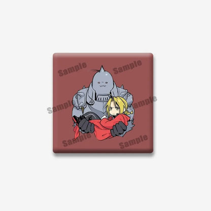 Fullmetal Alchemist Edward Elric Square Pin – Cartoon Enamel
