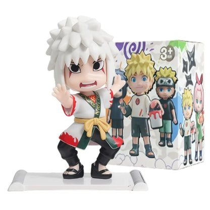 1-12Pcs Naruto Blind Box Figures Model Ornament Anime Uchiha Sasuke Sakura Cosplay Action Figurine PVC Model Toy Christmas Gifts