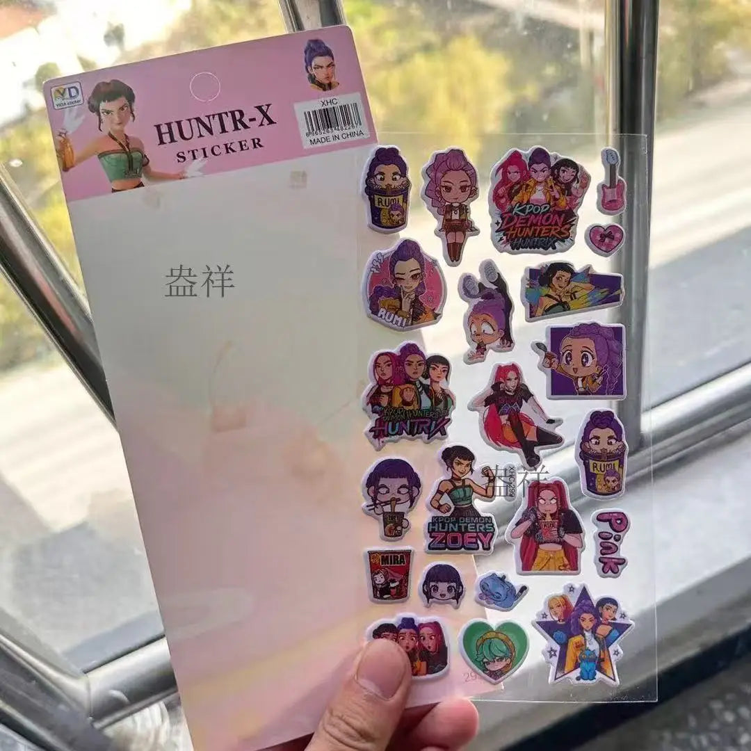 Anime Cartoon Foam Puffy Stickers