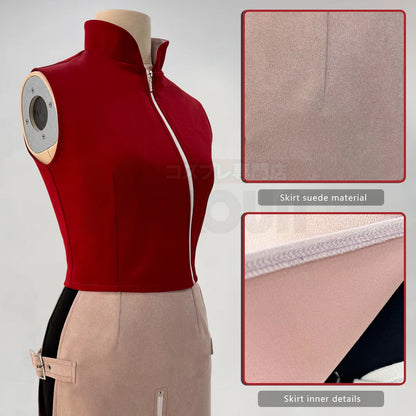 Naruto Haruno Sakura Cosplay Costume