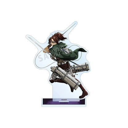 15Cm Acrylic Standee for Attack on Titan Eren Jaeger  Hange Zoe Collection Accessories Desktop Decoration Standing Plates Gift