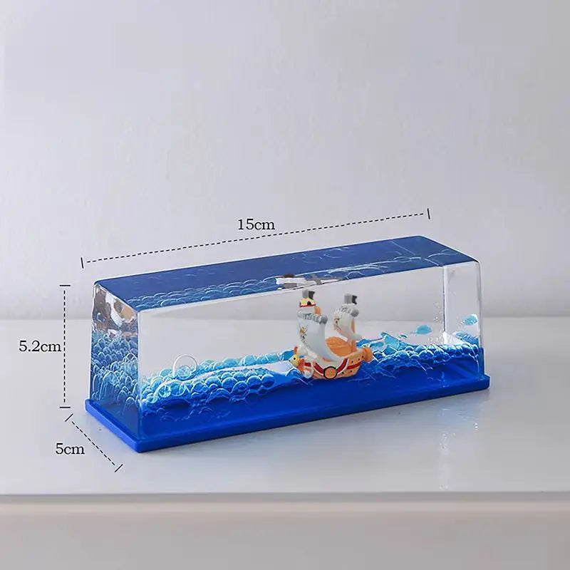 One Piece Thousand Sunny Drift Bottle