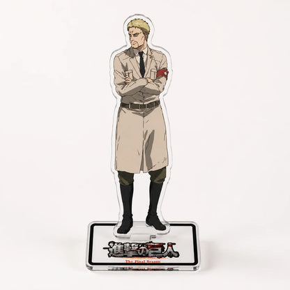 Attack On Titan Character Acrylic Stand Model Plate Anime Desktop Display Collectible Fan Gift Accessories Keychain Cartoon