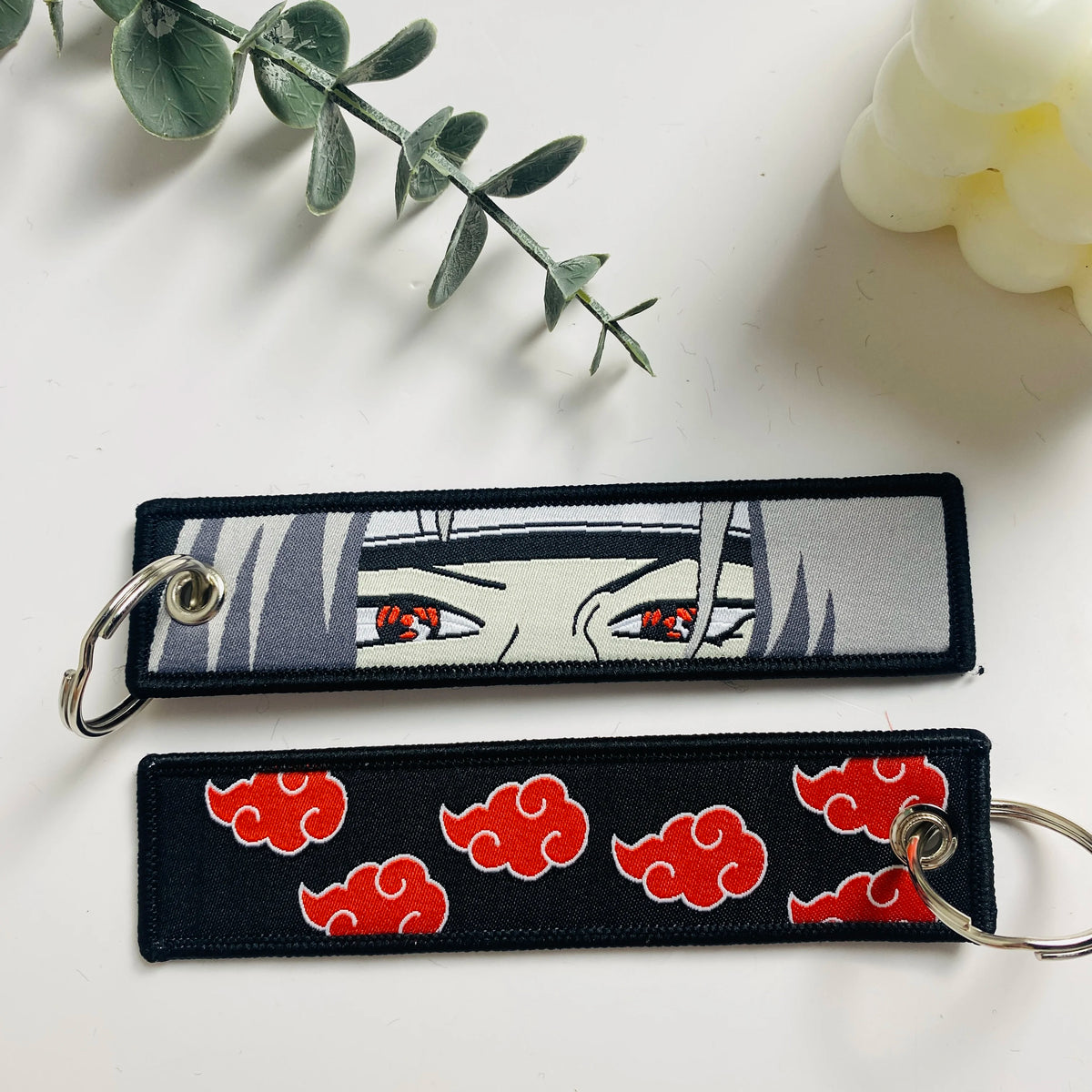 Anime Character Embroidered Keychain