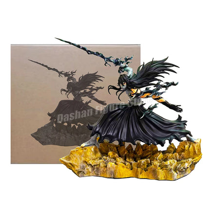 23cm Bleach Hollow Ichigo Action Figure Collectible Doll Saigo No Getsuga Tenshou Hollowfied Kurosaki Ichigo Statue Model Toys