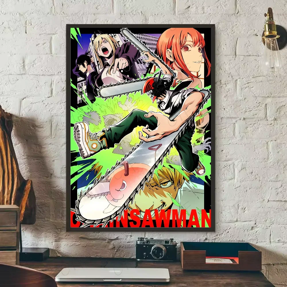 Chainsaw Man Poster Canvas Art