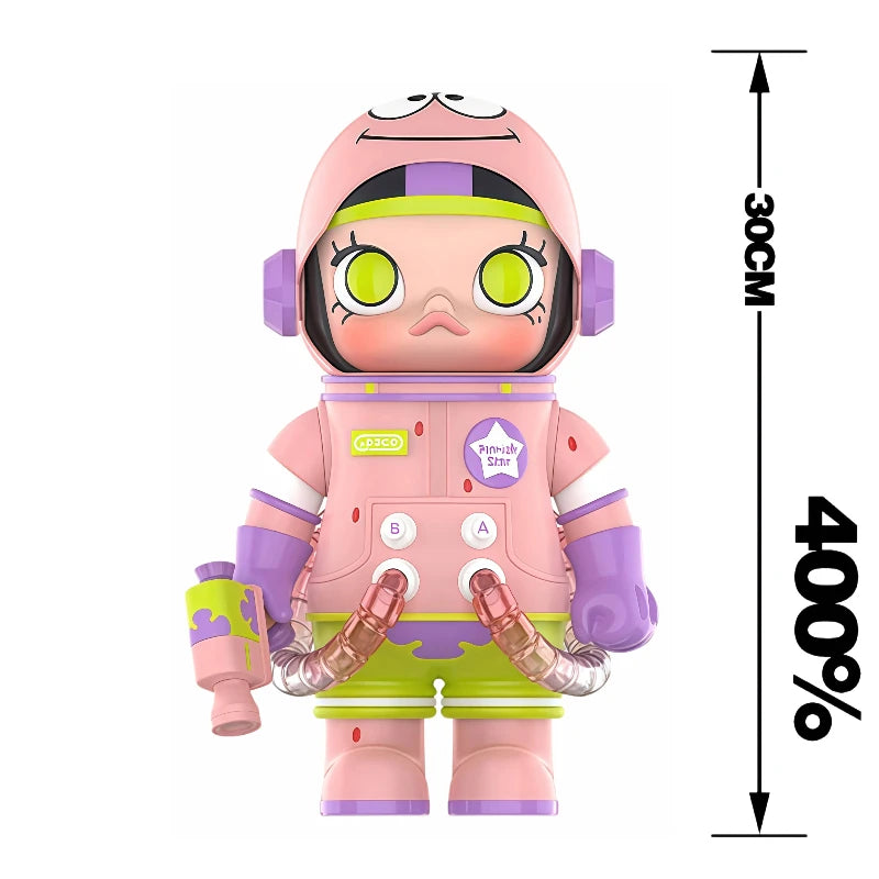 POP MART Giant Space Molly 400% Series Limited Edition Anime Action Figure Decorative Ornament Collectible Christma Gift