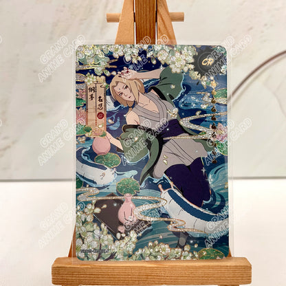Kayou Anime Naruto Card CR Full Series No.01-026 Single Card T2W9 T2W8 Rare Card Collection Game Tsunade Children's Toy Gift