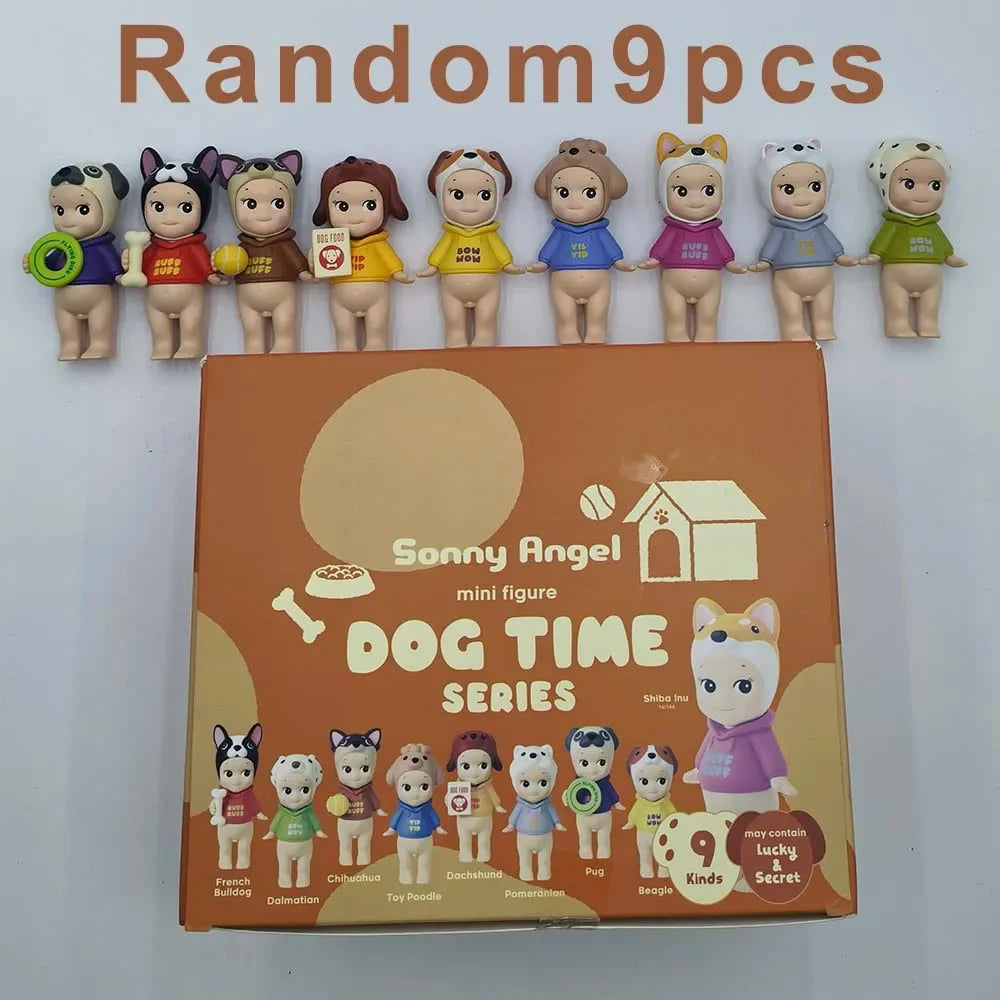 Mini Sonny Blind Box Cat Life And Dog Time Series Collection Anime Figure Ornament Doll Fans Kid Christmas Gifts