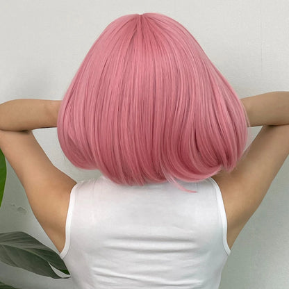 Unknown Character Pink Bob Wig