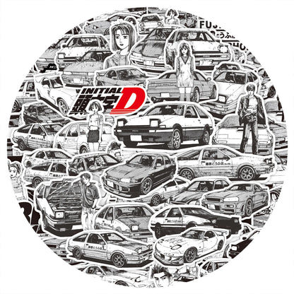 Initial D Anime Stickers