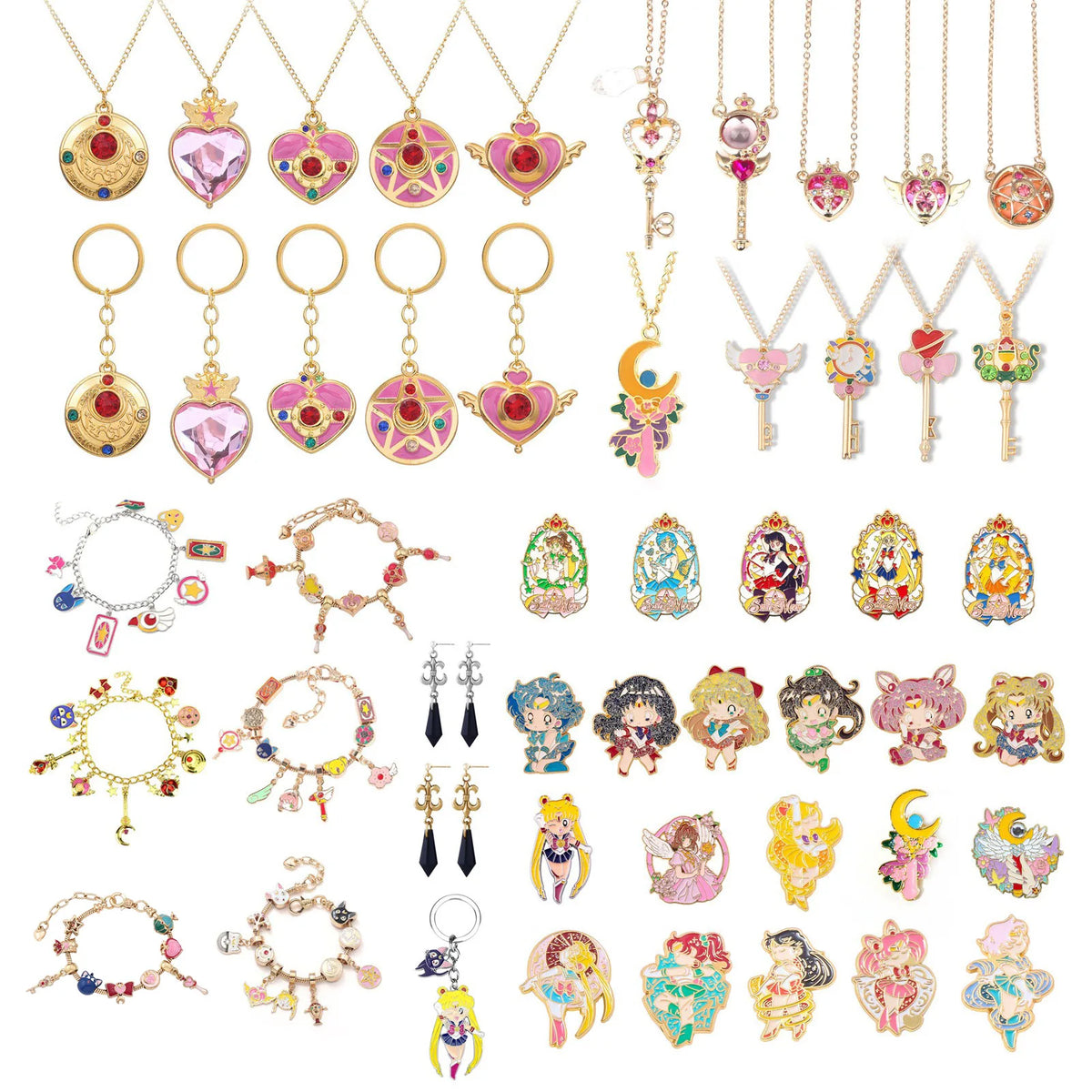 Sailor Moon Tsukino Usagi Enamel Keychain