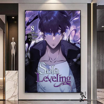 Solo Leveling Frameless Canvas Painting