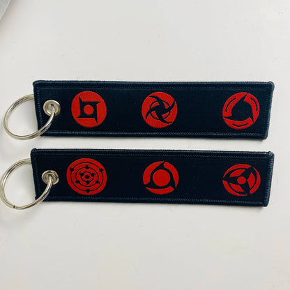 Anime Character Embroidered Keychain