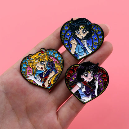 Manga Anime Character Enamel Pin