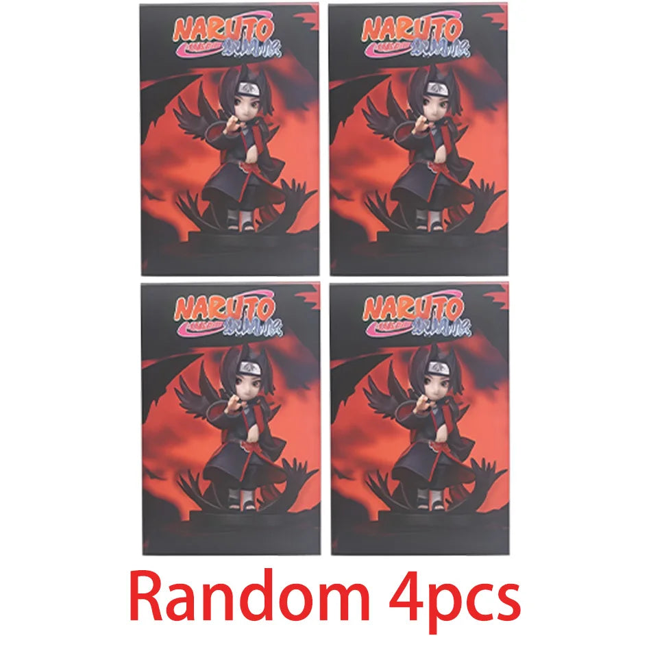 Bandai Naruto Shippuden Akatsuki Arc Series Trendy Blind Box Random Toys Mystery Box Guess Action Figure Surprise Gifts