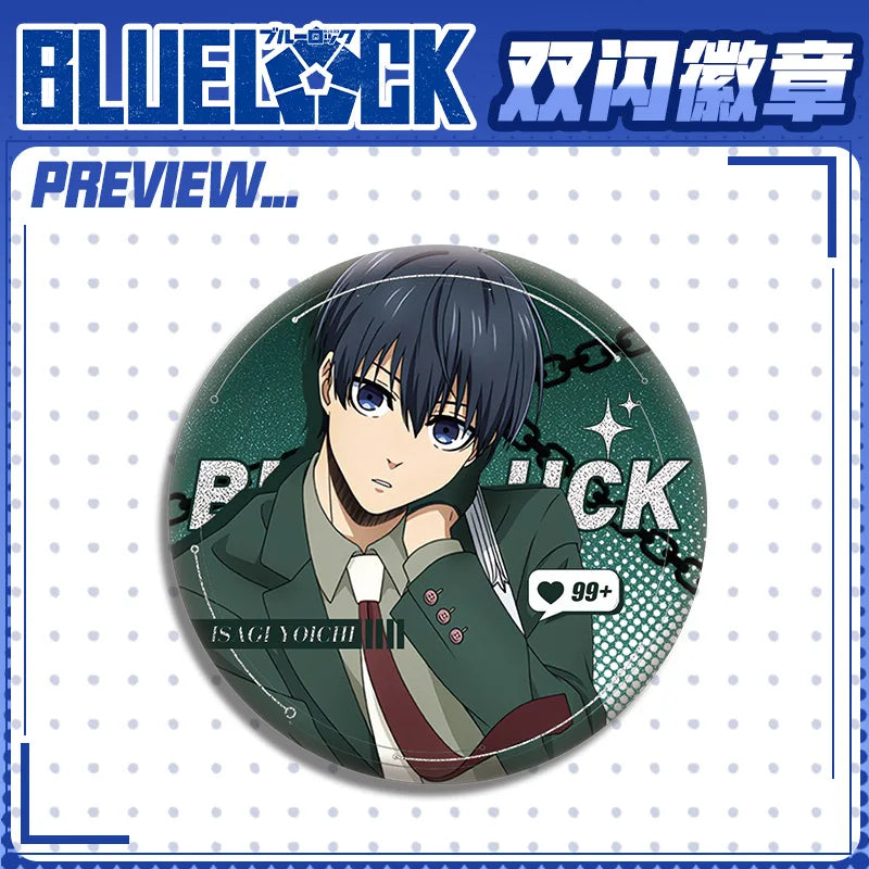 Blue Lock Double Flash Badge