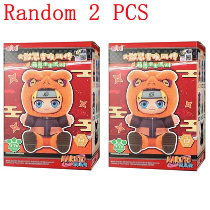 BANDAI Eaki Naruto Uzumaki Naruto Blind Box Shippuden Beast Party Series Jiraiya Plush Doll Anime Characters Are Cute Toys Gifts