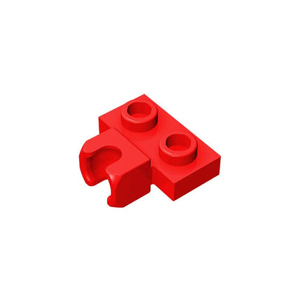 10PCS 14704 1X2 with Tow Ball Socket on Side Block Moc Compatible with Brick DIY Children's Toy Assembly