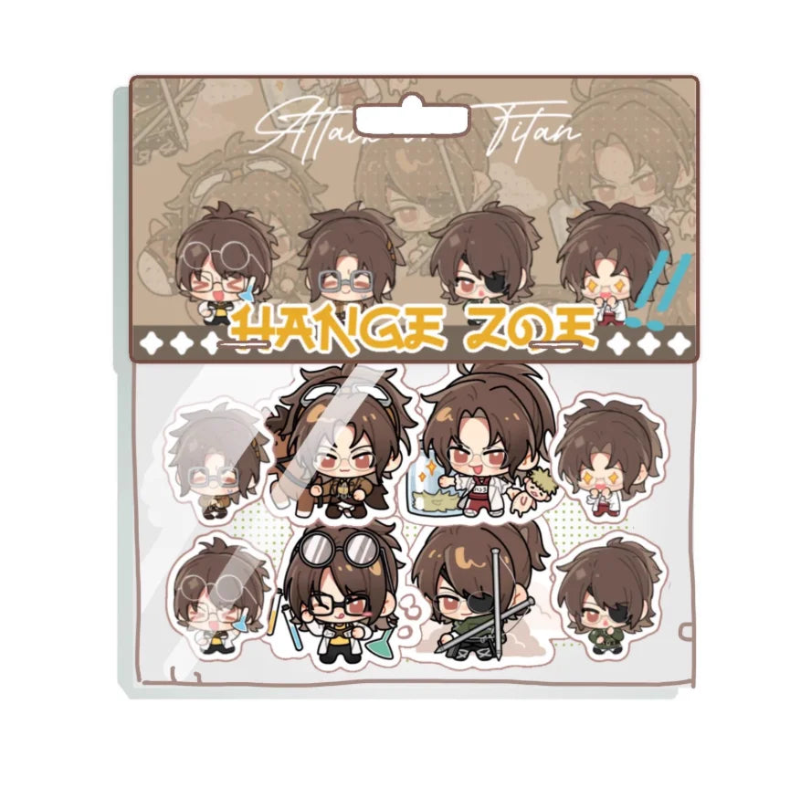 Anime Shingeki No Kyojin Hange Zoe Attack on Titan Ataque A Los Titanes Cosplay Acrylic Standing Sign Keyring Keychain Xmas Gift