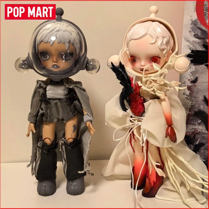 Pop Mart Skullpanda Bjd Nana Figures Baby Series Flower Blooming Figure Pink Green SP Art Toy Limited Dolls Surprise Toy Gift