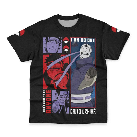 Naruto Obito Uchiha I Am Akatsuki Shippuden Anime Tee Family Summer Adult Kids Casual T-Shirt Breathable Quick Dry Streetwear