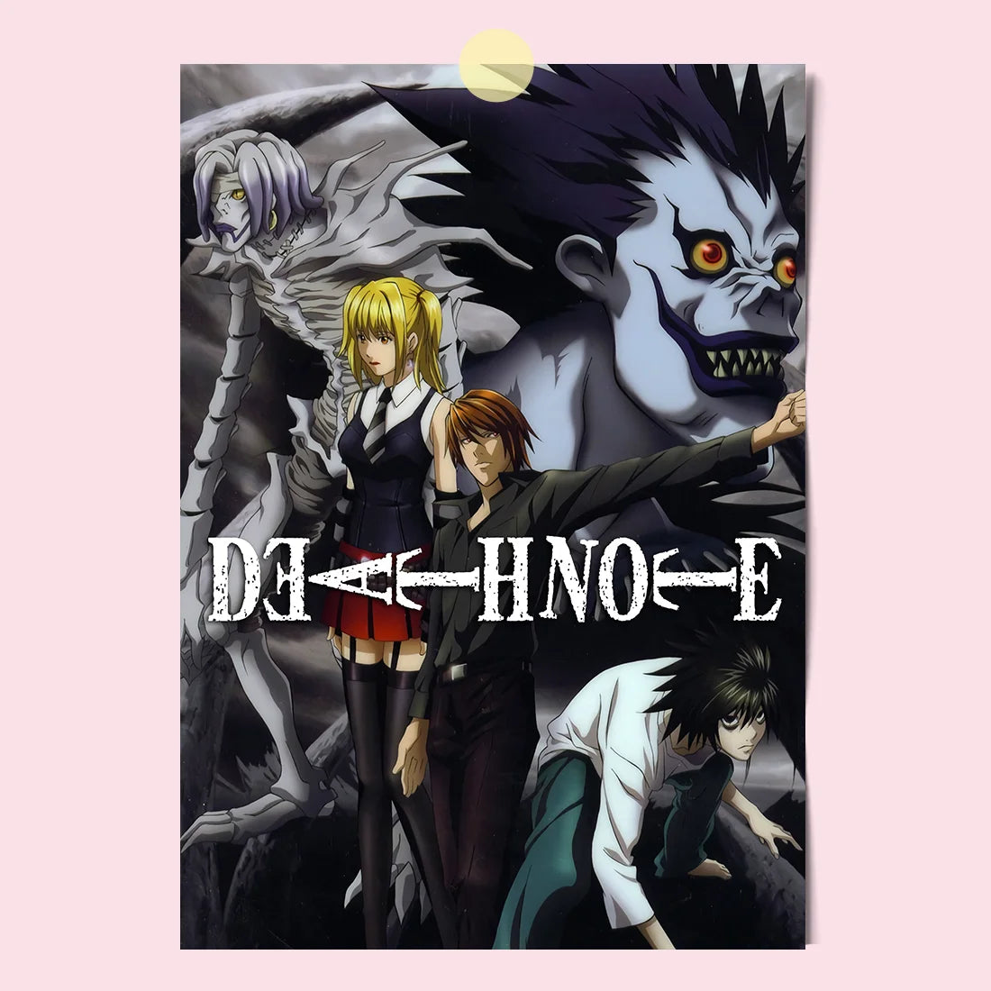 Death Note Light Yagami Canvas Poster