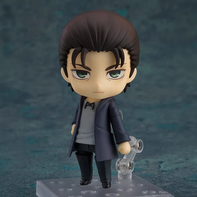Eren Yeager 2000 Attack On Titan Posable Interchangeable Face Action Figure Desktop Display Collectible Ornament Model
