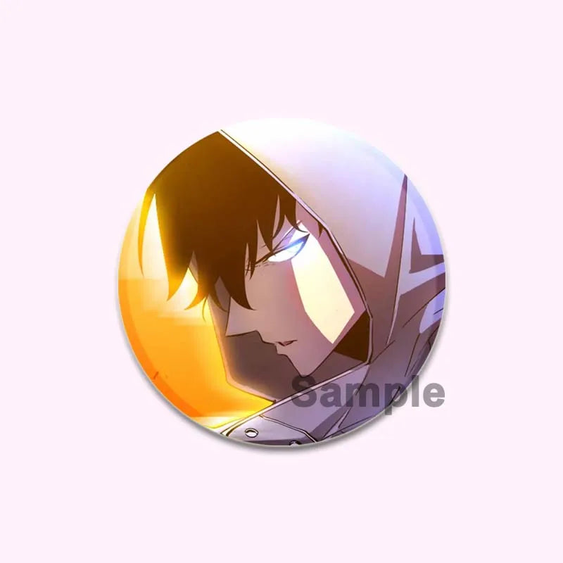 Solo Leveling Cheng Xiaoyu Button Pin