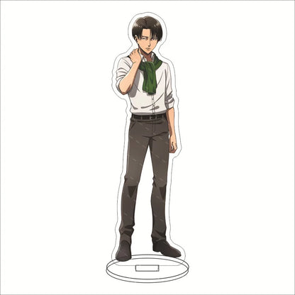 16CM Anime Acrylic Stand‌ Attack on Titan Eren Jaeger Mikasa Ackerman Armin Arlert Connie Springer Cos Figure Ornaments Gifts