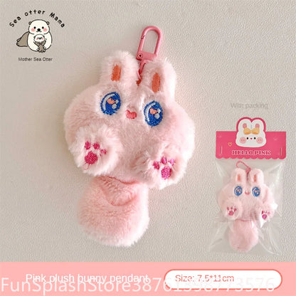 Anime Cat Plush Pendant